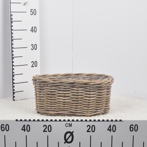 Truhlík ratan ovál 40x20x19cm