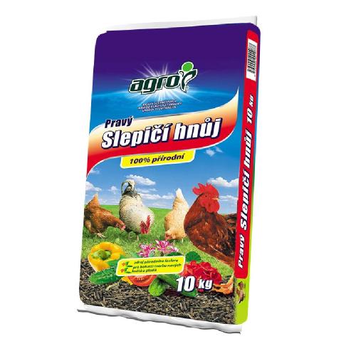 Pravý slepačí hnoj 10kg-AGRO