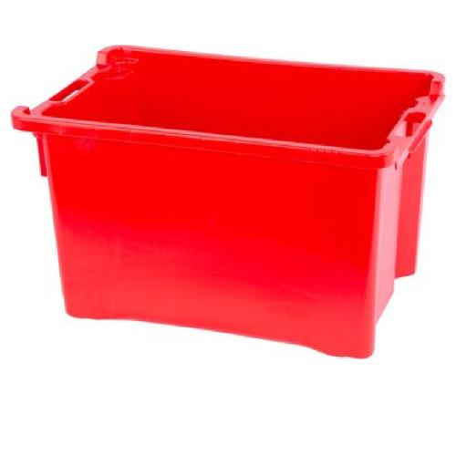 Prepravka 40 lit, 56x35x31 cm, červená