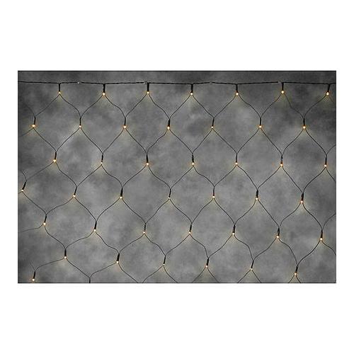 Reťaz vianočná Star net LED teplá biela exteriér, L-1x2 m