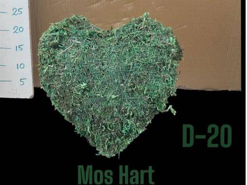 Srdce machové ploché