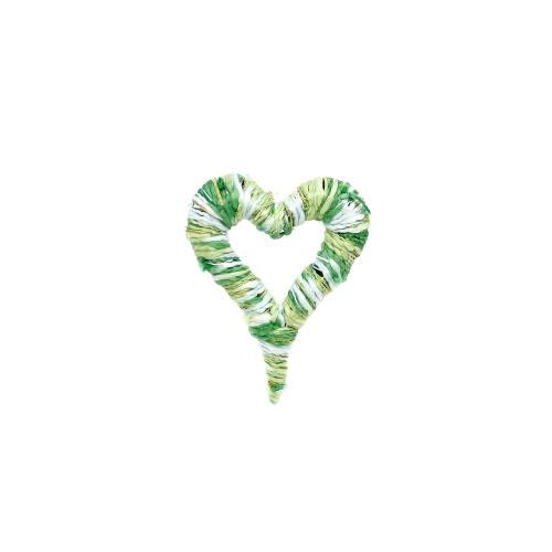 Srdce otv. 20/26 zelené
