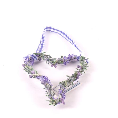 Srdce s levanduľou menšie