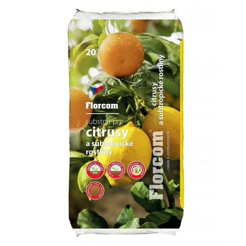 Substrát pre citrusy a subtropické rastliny 20l-Florcom