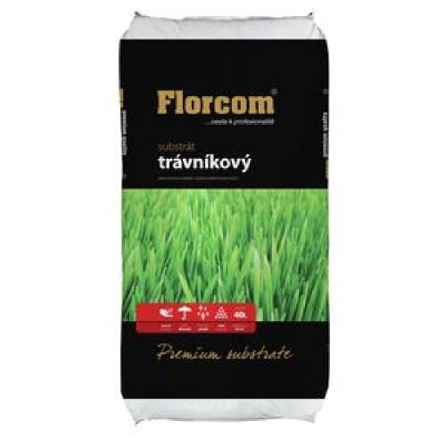 Substrát trávnikový s kremičitým pieskom 40l-Florcom