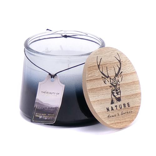 Sviečka vonná sklo 10x8cm