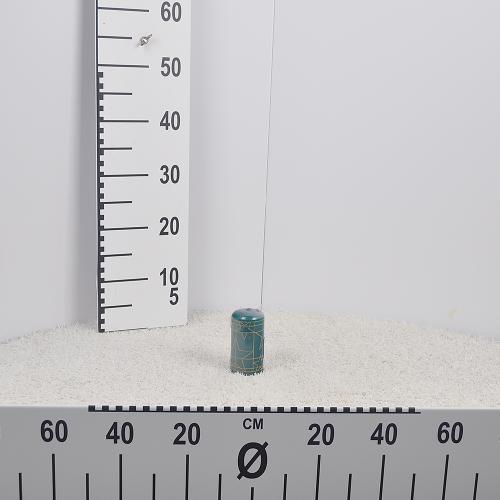 Sviečka valec zelená 56/110 230g