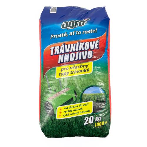 Trávnikové min. hnojivo 20kg AGRO