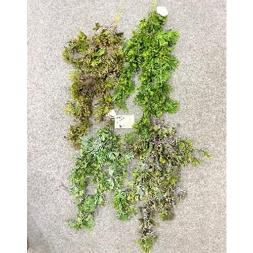 Ťahač palmový list mini/zeleň mix x5 umelý 86 cm