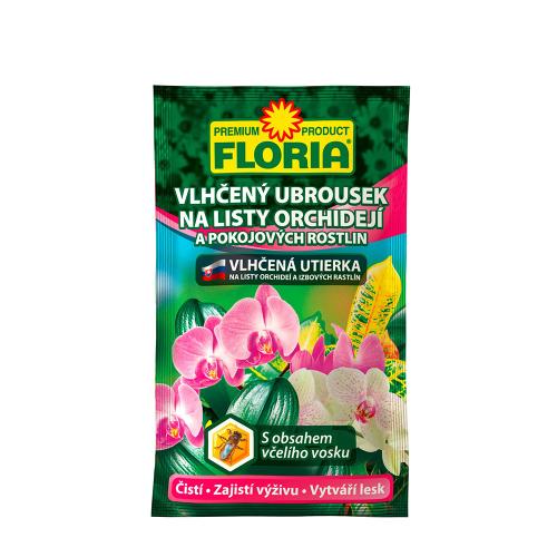 Vlhčené utierky na listy orchideí FLORIA